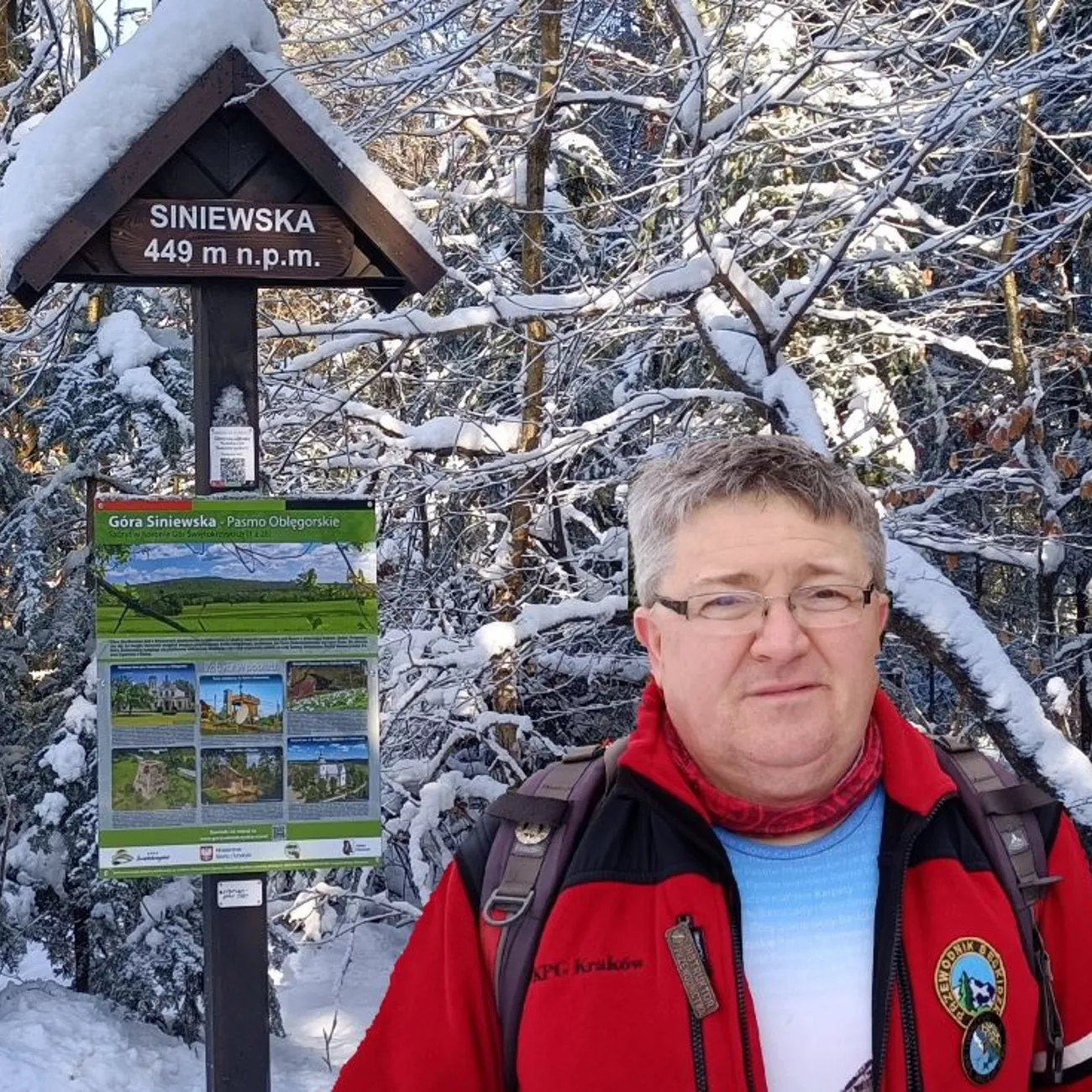 Zdobywca Korony Gór Świętokrzyskich - Grzegorz Niedbała